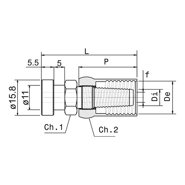 10/A | 10/B - Bayonet connection with HOSE MASK - Fittings - Compressed air - Ani (2pcs pack) 10/A | 10/B - Bayonet connection with HOSE MASK - Fittings - Compressed air - Ani (2pcs pack)